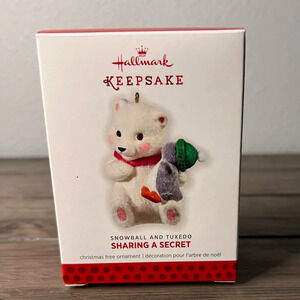 Hallmark NEW 2013 “Sharing A Secret” Christmas 13th in Snowball & Tuxedo series